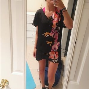 Black Patterned Summer Dress